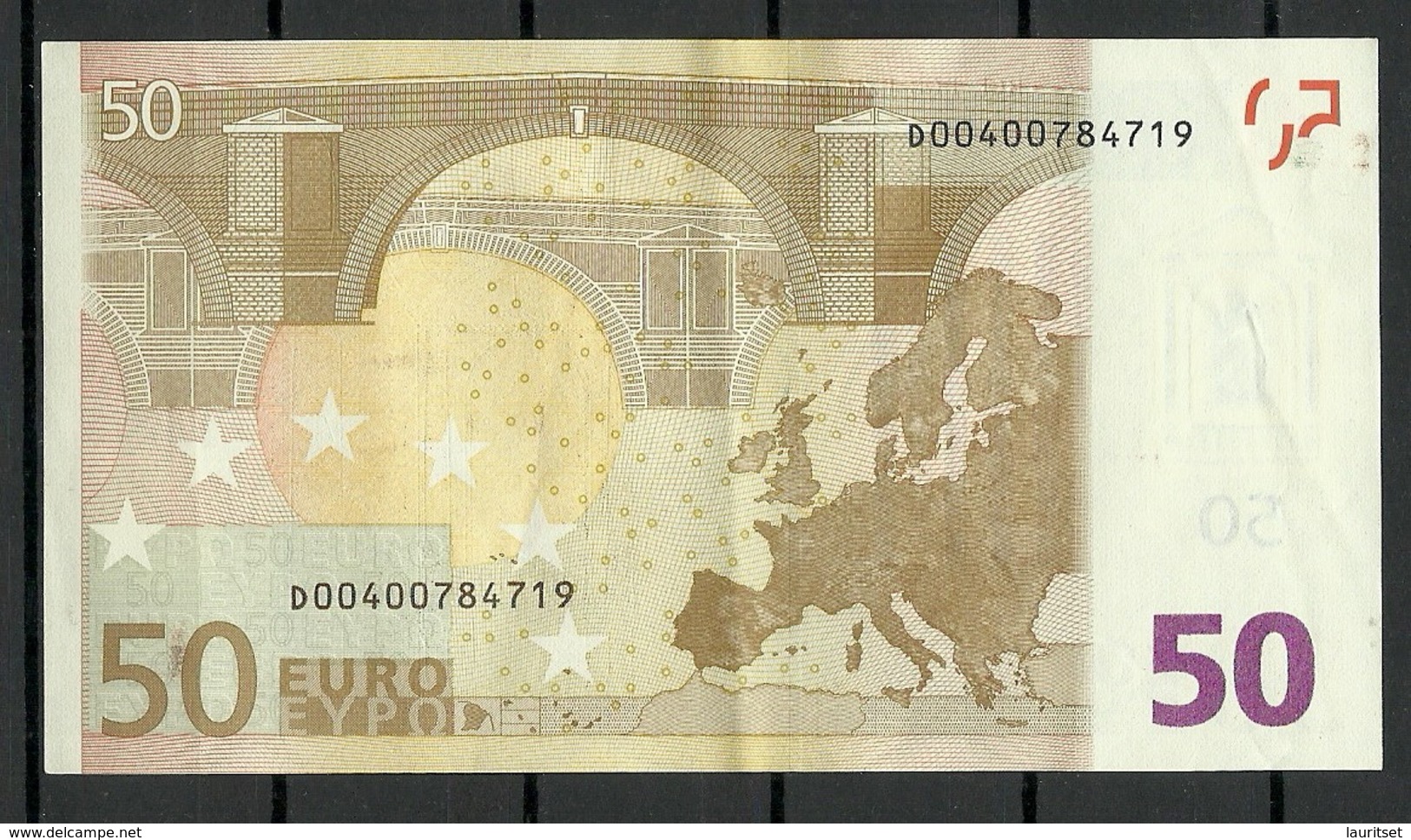 ESTONIA Estonie 50 EURO 2002 D-Serie Banknote RO51G1 - 50 Euro
