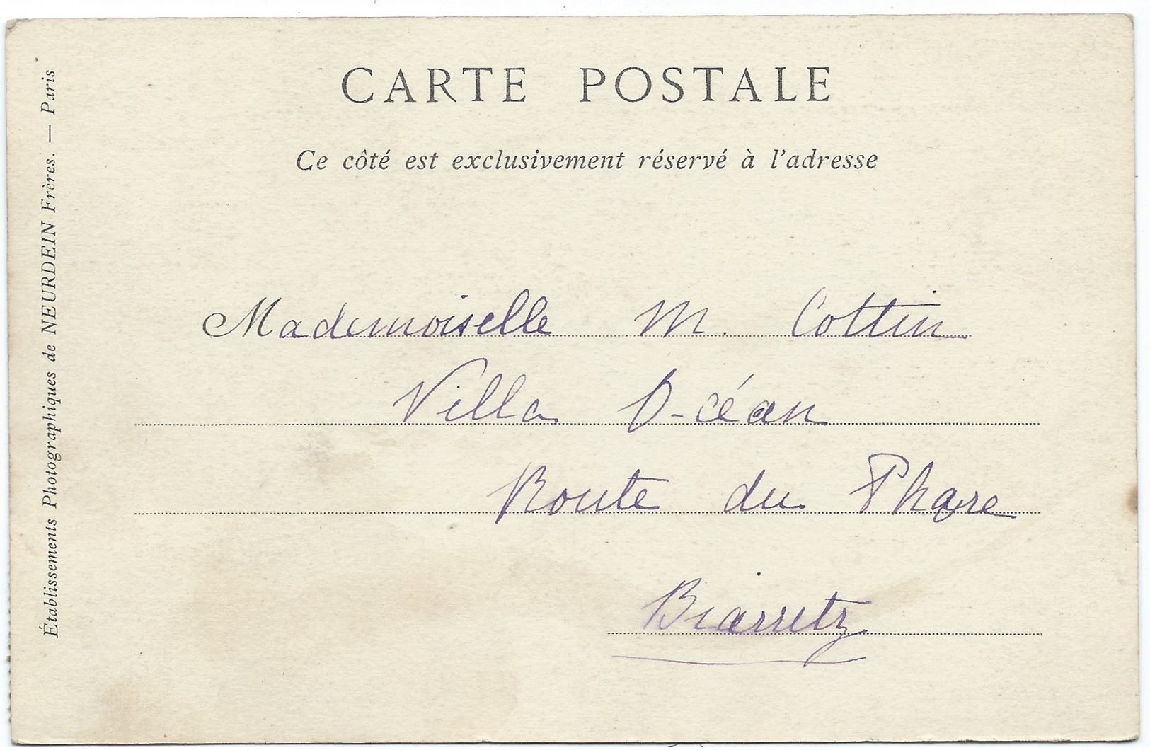 JB WARDEM Sur Sa Mercédès De 60 Cv - Gros Plan - GRAND PRIX PARIS-MADRID 1903 - Other & Unclassified