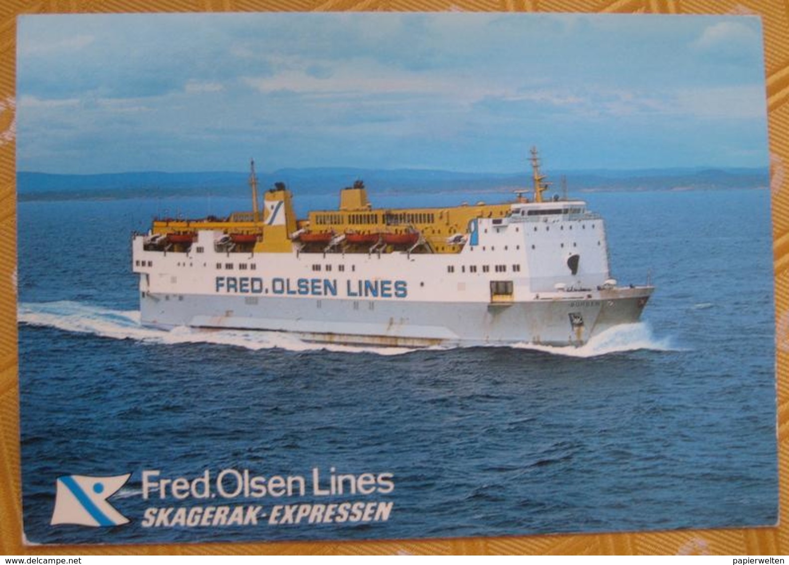 Norway Fähre? M.F. Borgen Der Fred Olsen Lines - Skagerak Expressen - Fähren