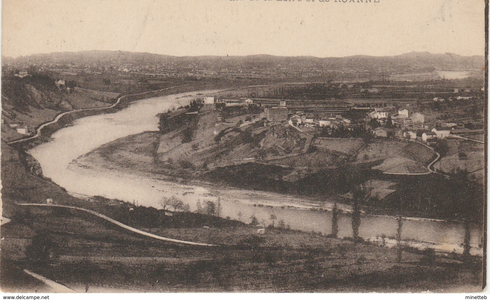 42 Village De Vernay Et Panorama De La Loire Et De Roanne - Roanne