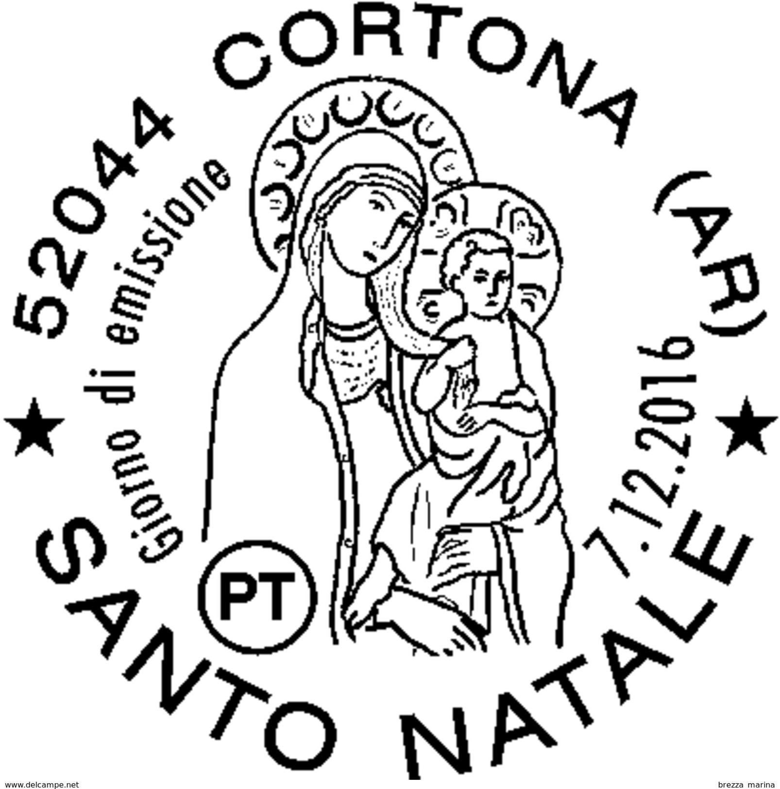 Nuovo - MNH - ITALIA - 2016 - Natale - Christmas - Madonna Col Bambino, Opera Di Niccolò Di Segna - 0.95 - 2011-20:  Nuovi