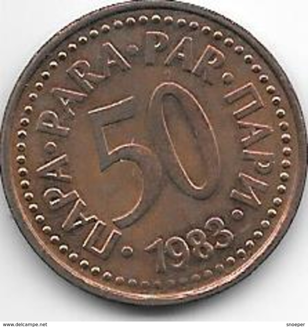 Yogoslavia  50 Para  1983 KM 85    Unc !! - Jugoslawien