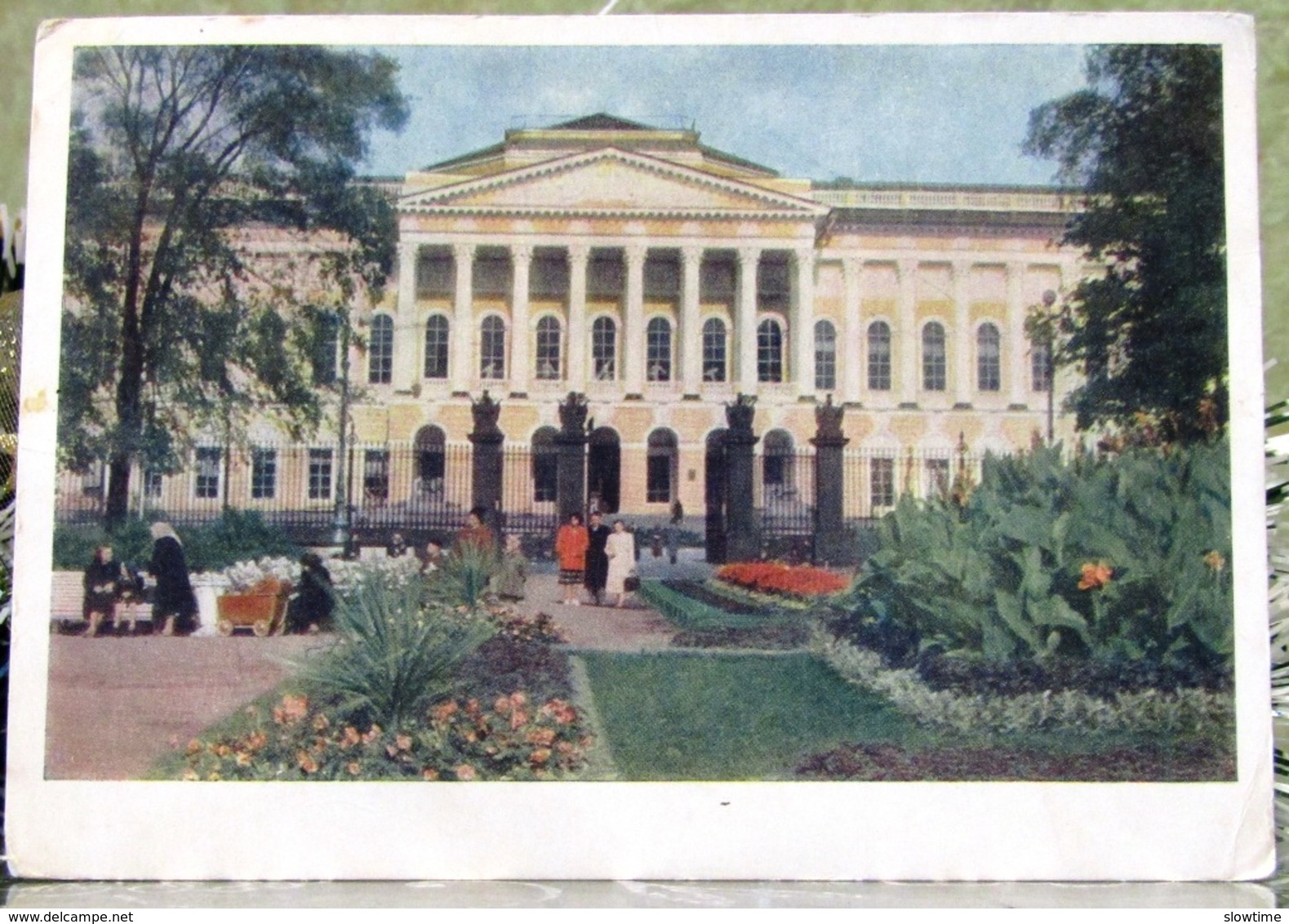 St. Petersburg Leningrad The Russian Museum USSR Postcard 1957 - Russia