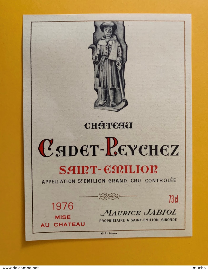 9522 - Château Cadet-Peychez 1976 Saint-Emilion - Bordeaux