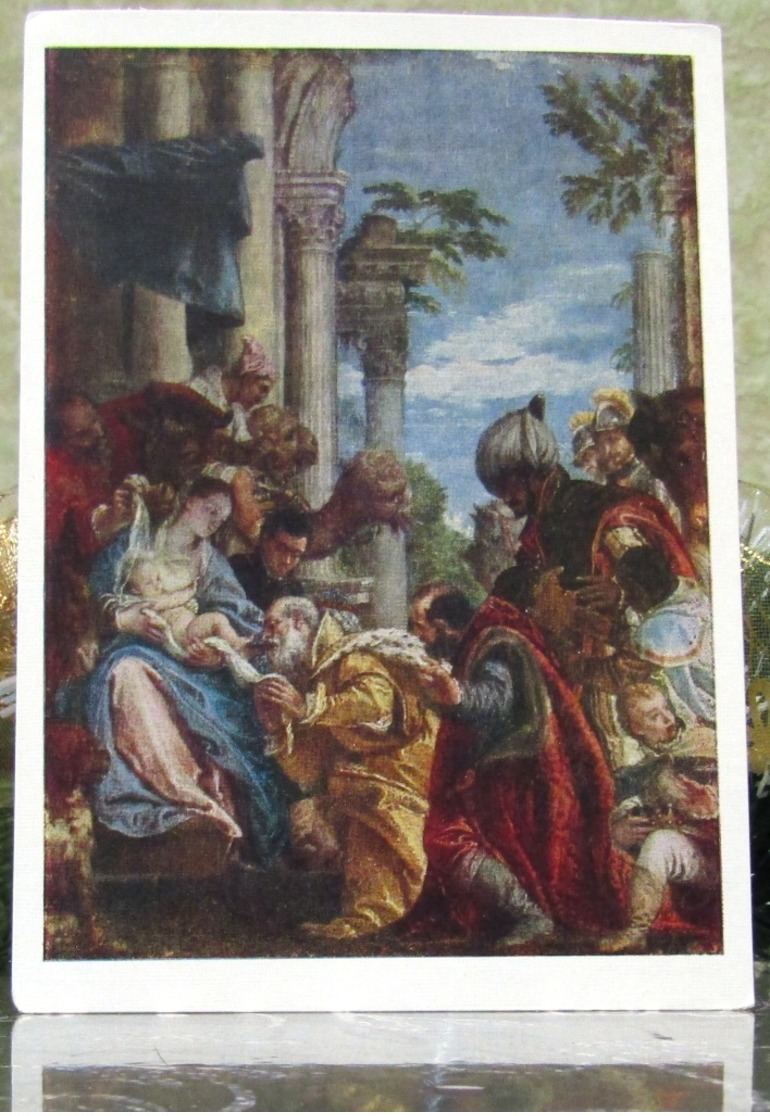 By Paolo Veronese. Diana, The Greek Goddess. Painting USSR Postcard - Paintings