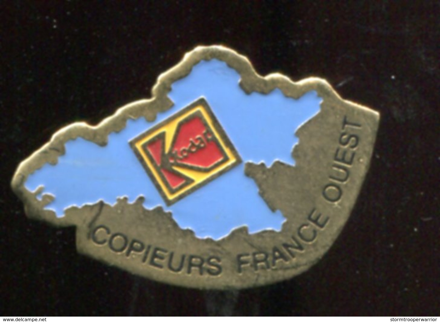 Pin's - KODAK Copieurs France Ouest Carte Bretagne - Photography