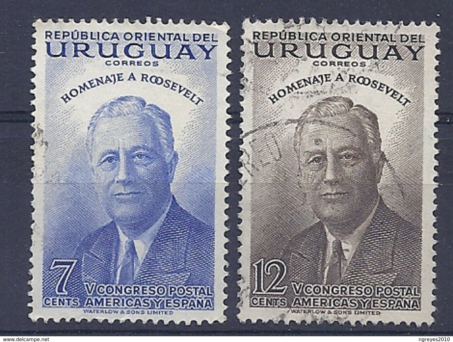 180030836  URUGUAY YVERT  Nº   621/2 - Uruguay