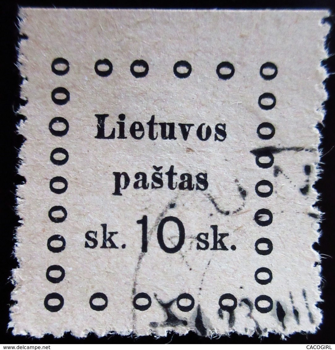 1919 Lituanie Yt 18 à 24 The Third Release Of Kaunas . 7 Scans Série Complète - Lituanie