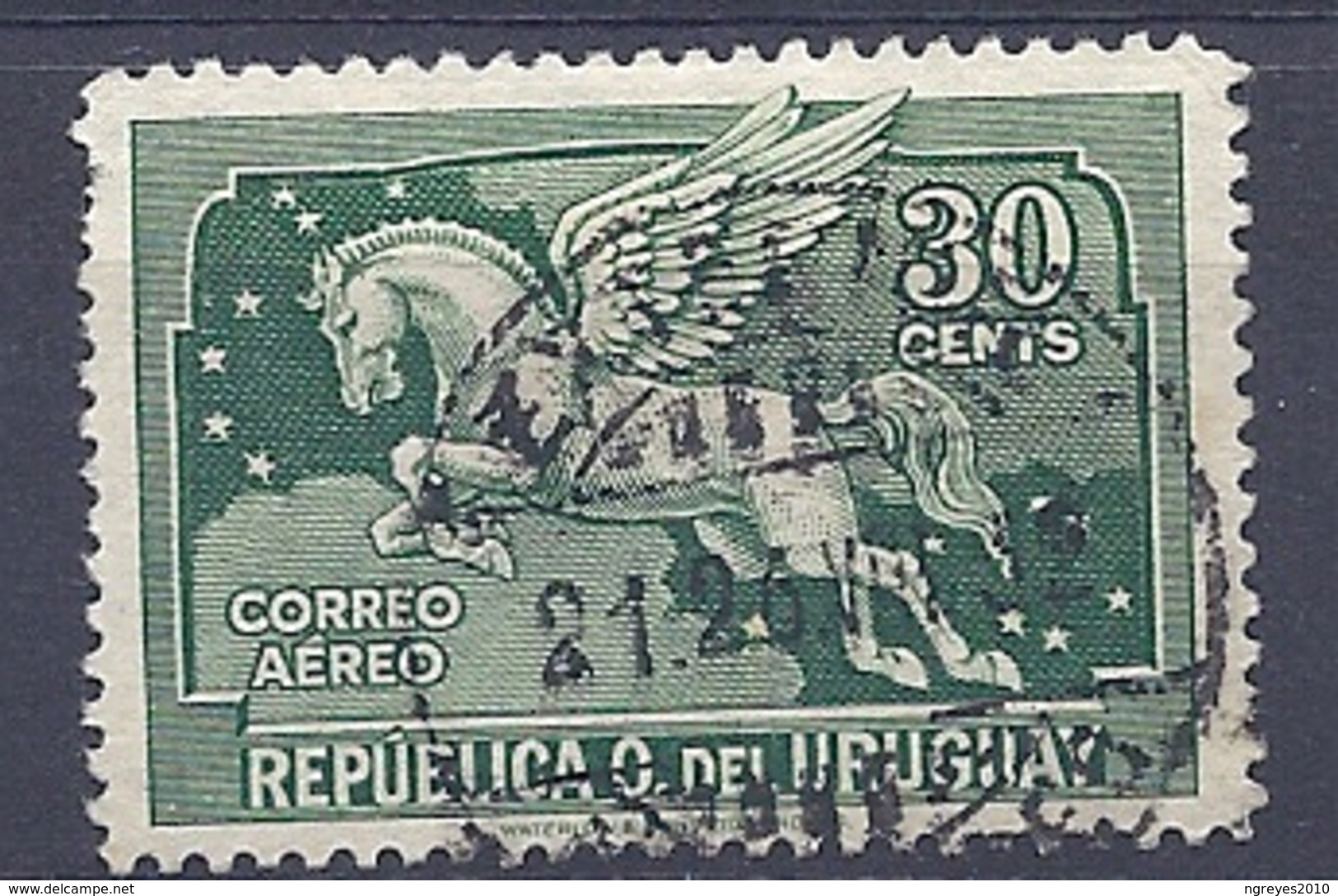 180030860  URUGUAY YVERT  AEREO  Nº   46 - Uruguay