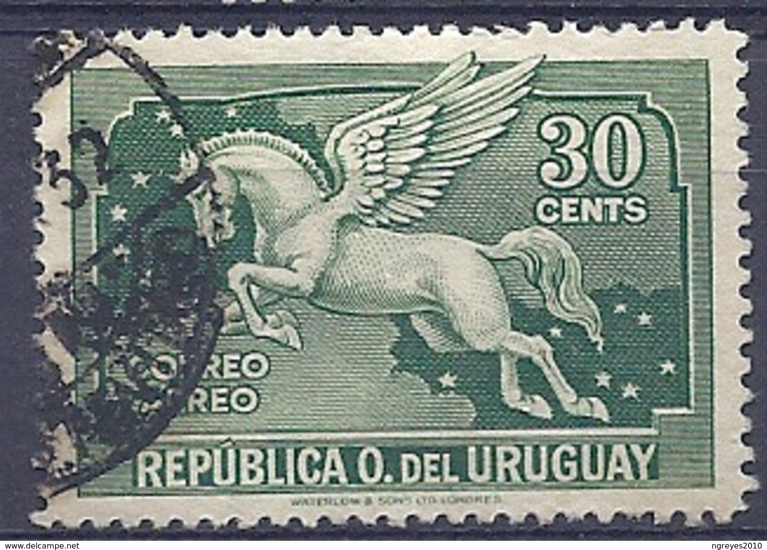 180030863  URUGUAY YVERT  AEREO  Nº   46 - Uruguay