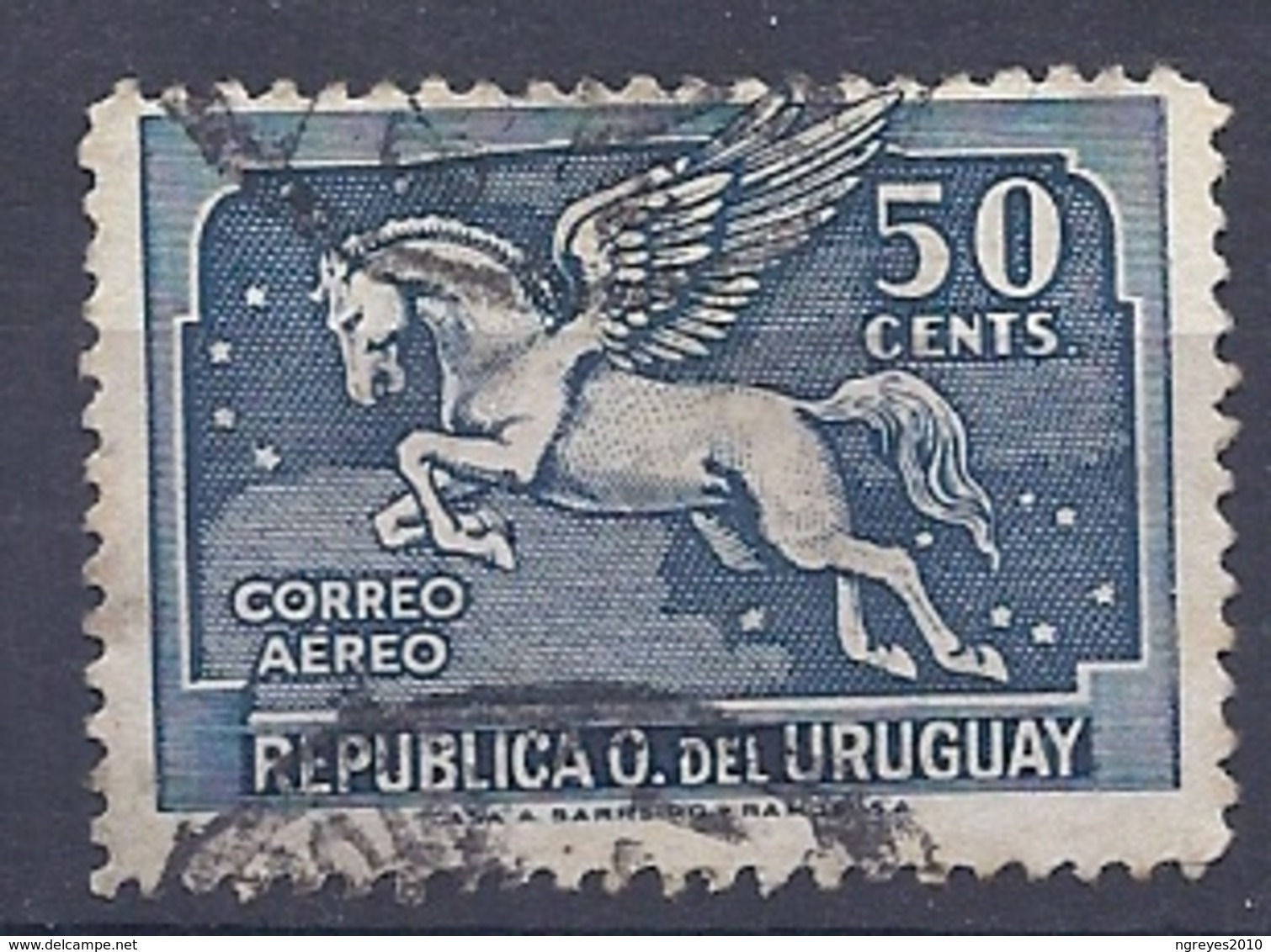 180030866  URUGUAY YVERT  AEREO  Nº   68 - Uruguay