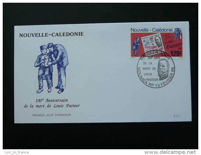 Biology Biologist Louis Pasteur FDC New Caledonia 49685 - Louis Pasteur