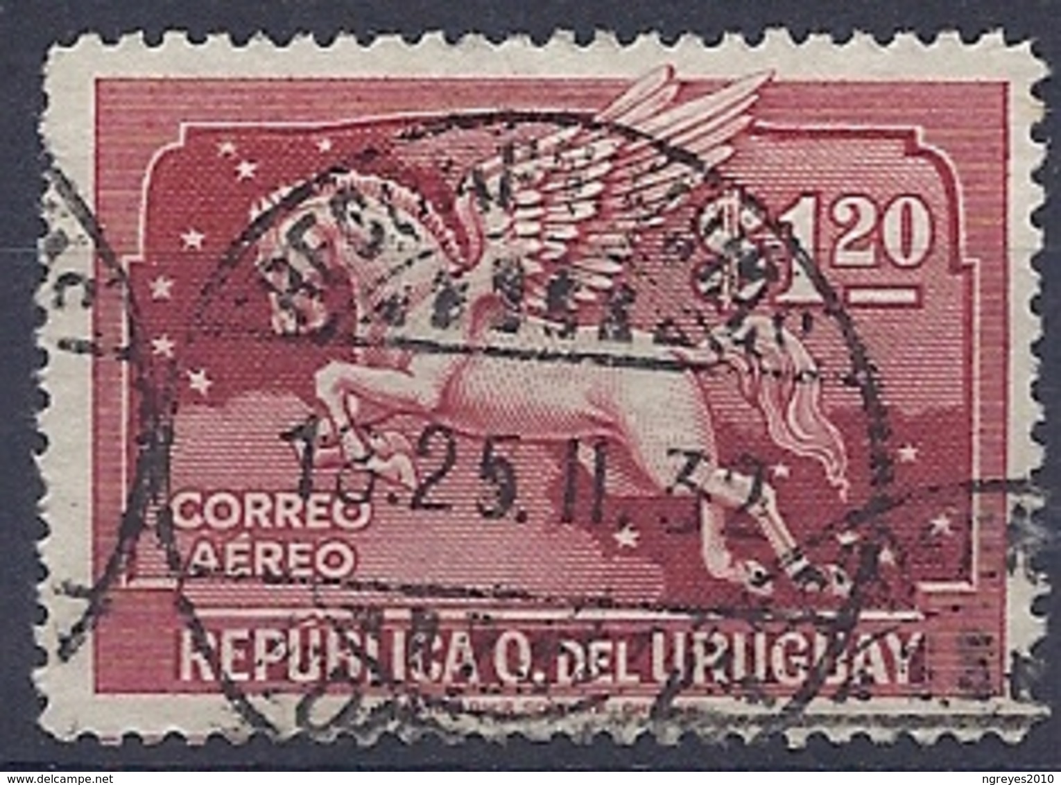 180030877  URUGUAY YVERT  AEREO  Nº   52 - Uruguay