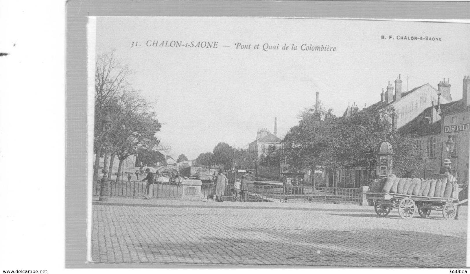 Chalon Sur Saône.Pont Et Quai De La Colombière - Chalon Sur Saone