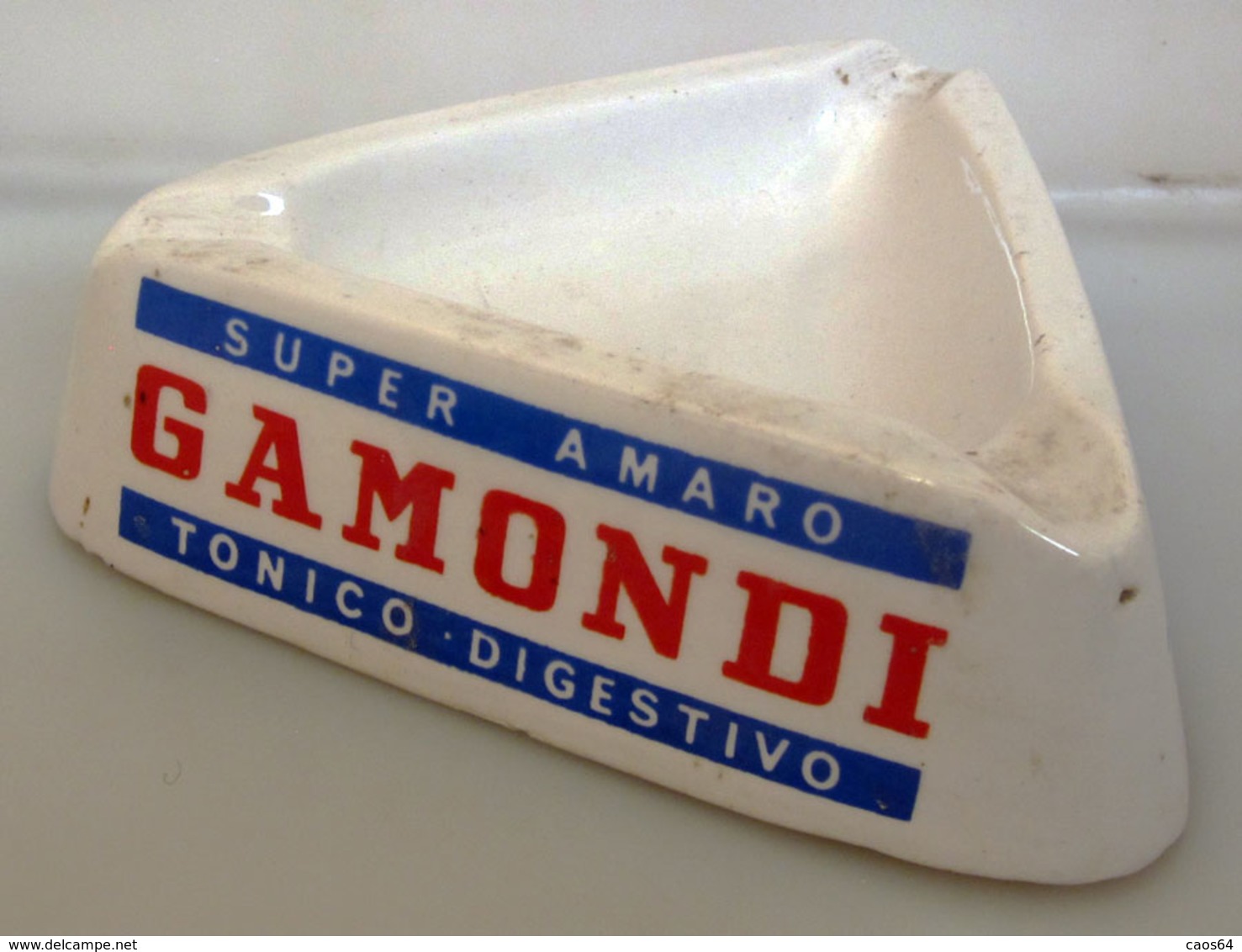 POSACENERE GAMONDI SUPER AMARO CERAMICHE PIOLA VINTAGE ITALY - Porcelain