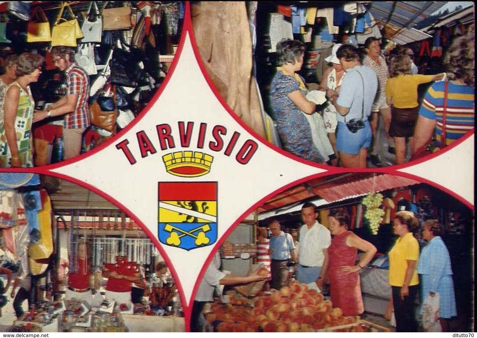 Tarvisio - Udine - Il Mercato - 376 - Formato Grande Viaggiata – E 10 - Udine