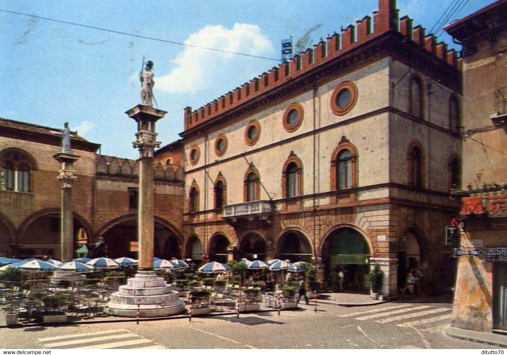 Ravenna - Piazza Del Popolo - Formato Grande Viaggiata – E 10 - Ravenna