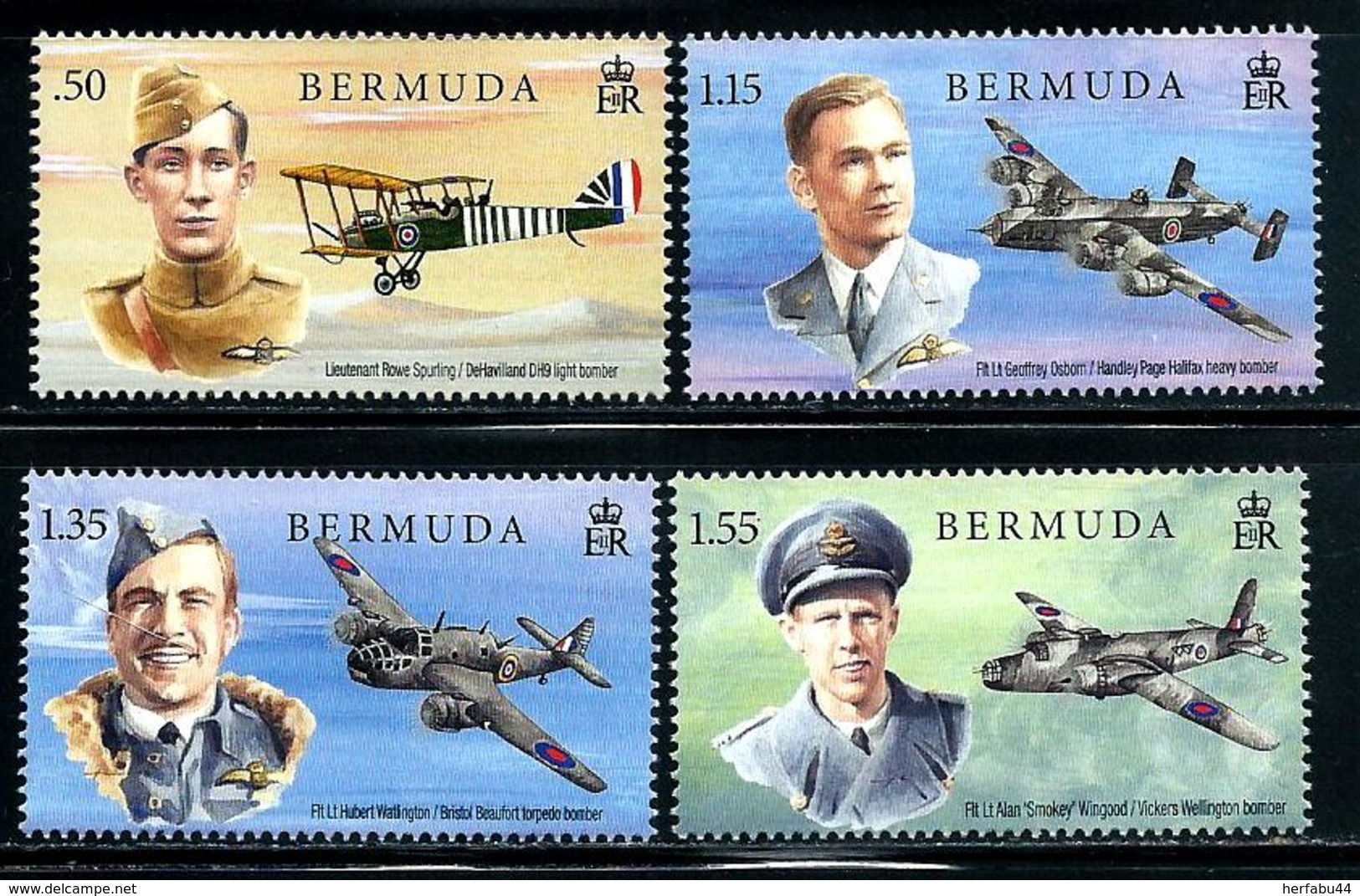 Bermuda     "Royal Air Force"    Set     New Issue   December-20-2018     MNH - Bermuda