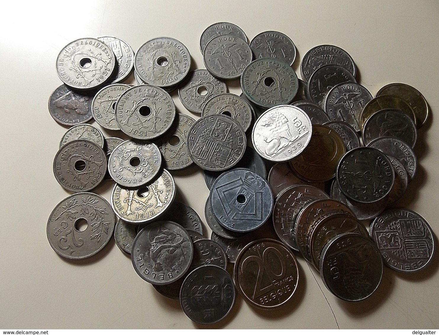 Lot 61 Belgian Coins But Nothing With Value - Vrac - Monnaies