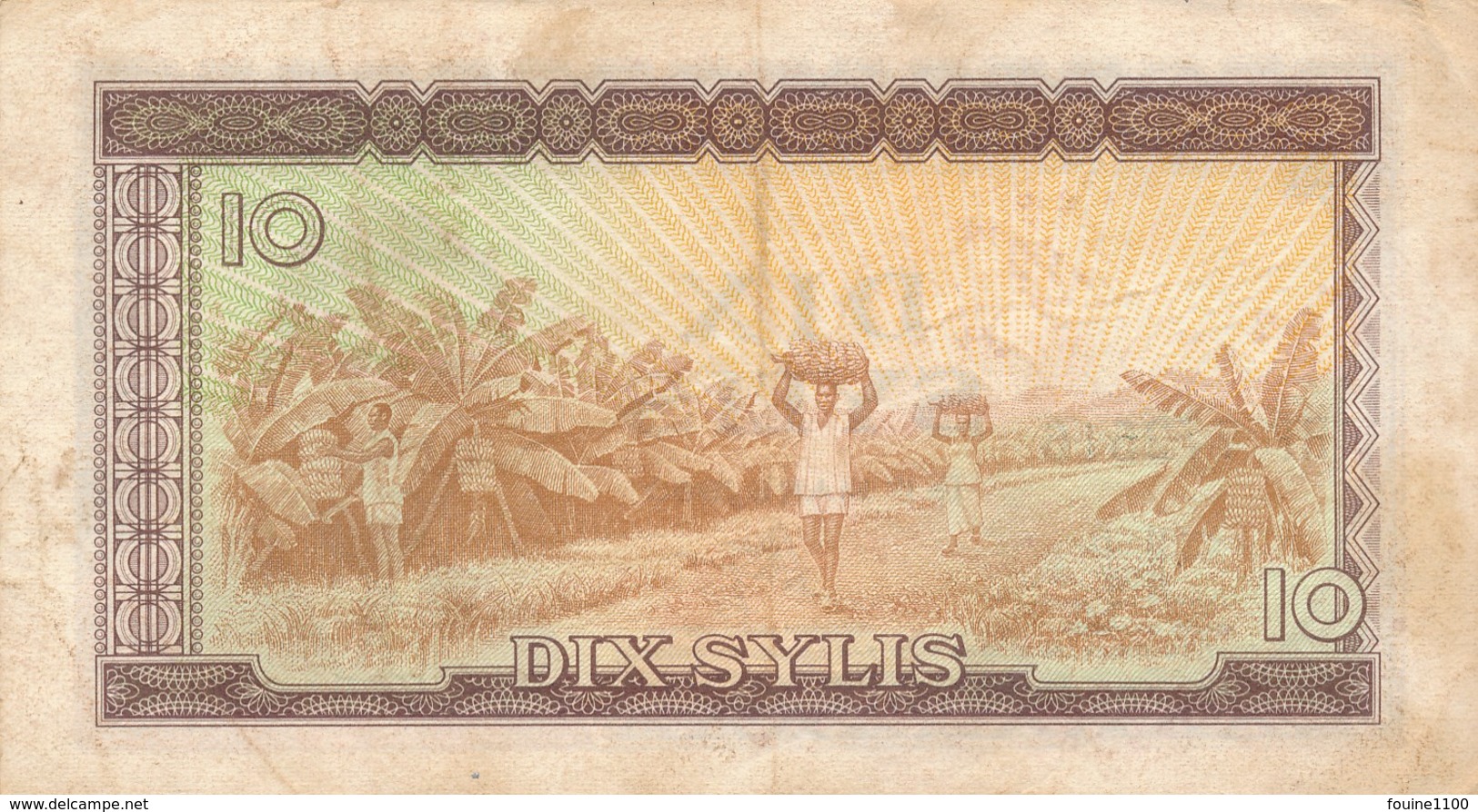 Billet De Banque  République De Guinée  10 Sylis - Guinea