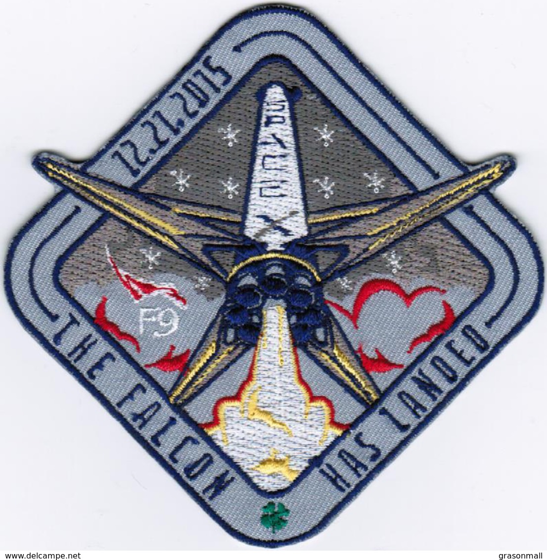 Spacex The Falcon Has Landed NASA  Space Iron On Patch - Patches