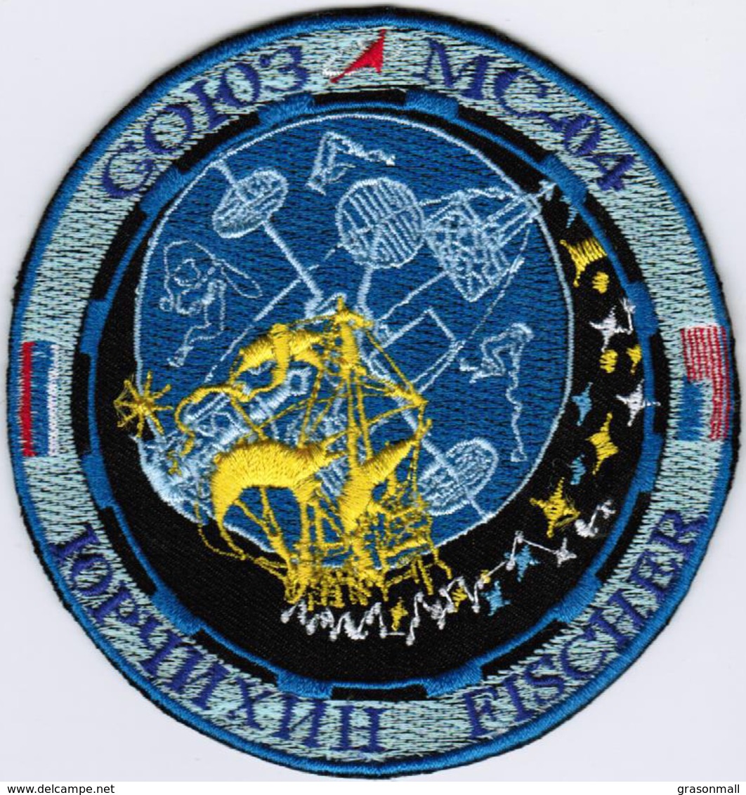 Human Space Flights Soyuz MS-04 Olympus Russia Iron On Embroidered Patch - Patches