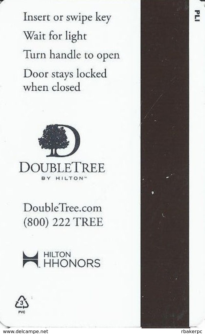 Double Tree By Hilton - Hotel Room Key - Hotel Keycards