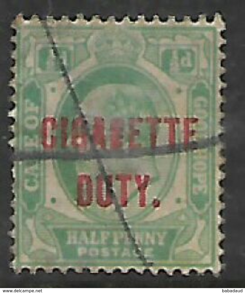South Africa, CoGH Cigarette Duty, 1/2d, Used - Cape Of Good Hope (1853-1904)