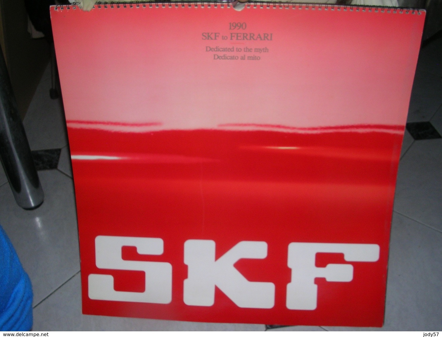 CALENDARIO SKF 1990 - FERRARI 641 F1 - Tamaño Grande : 1981-90