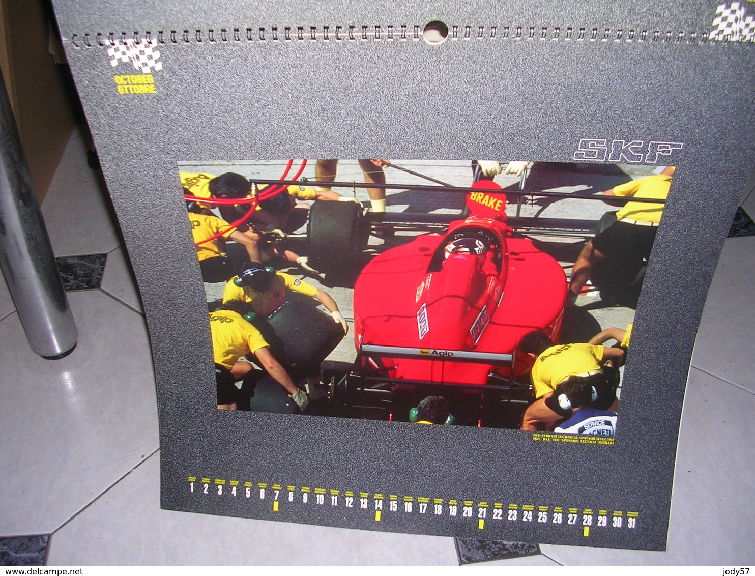 CALENDARIO SKF 1990 - FERRARI 641 F1