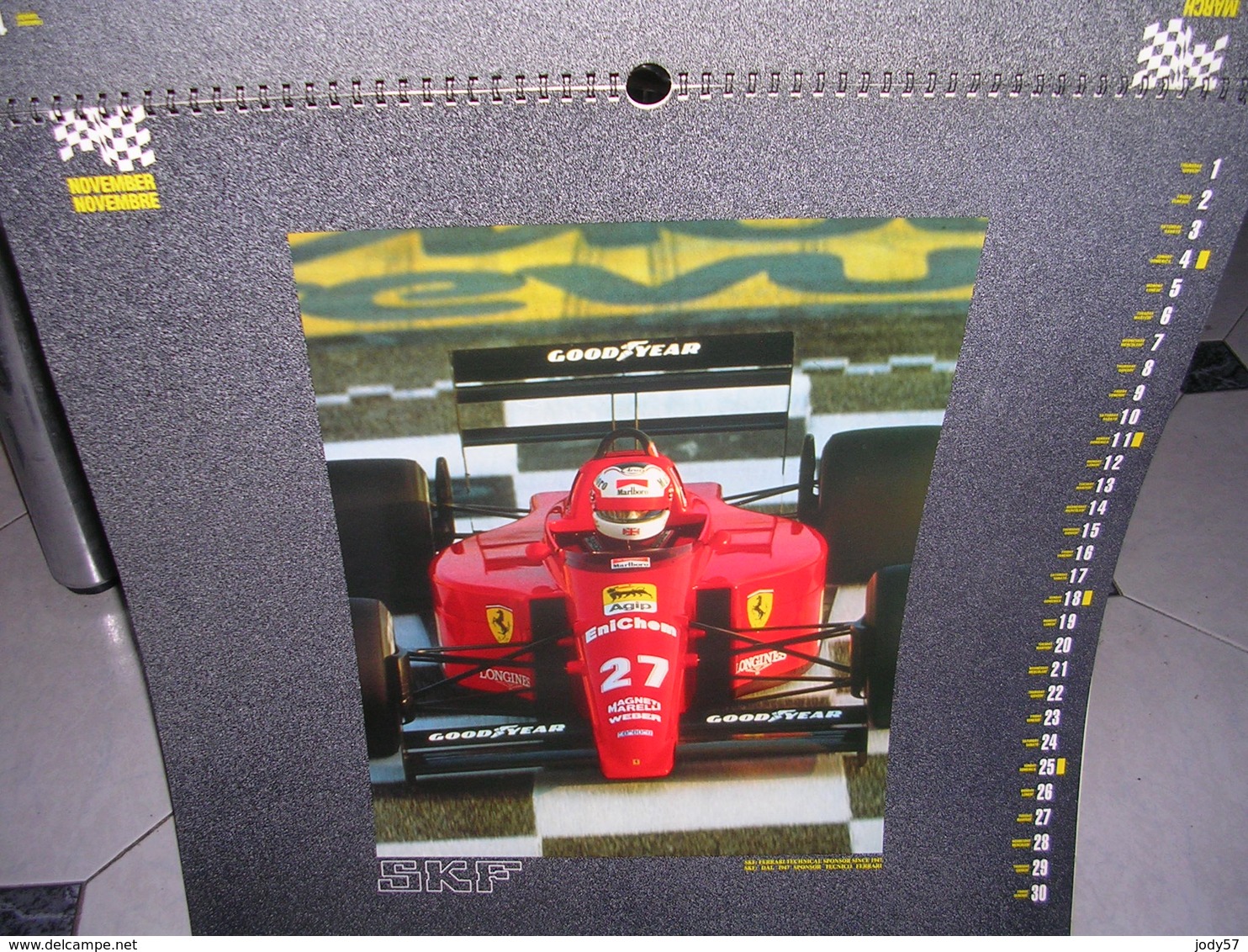 CALENDARIO SKF 1990 - FERRARI 641 F1