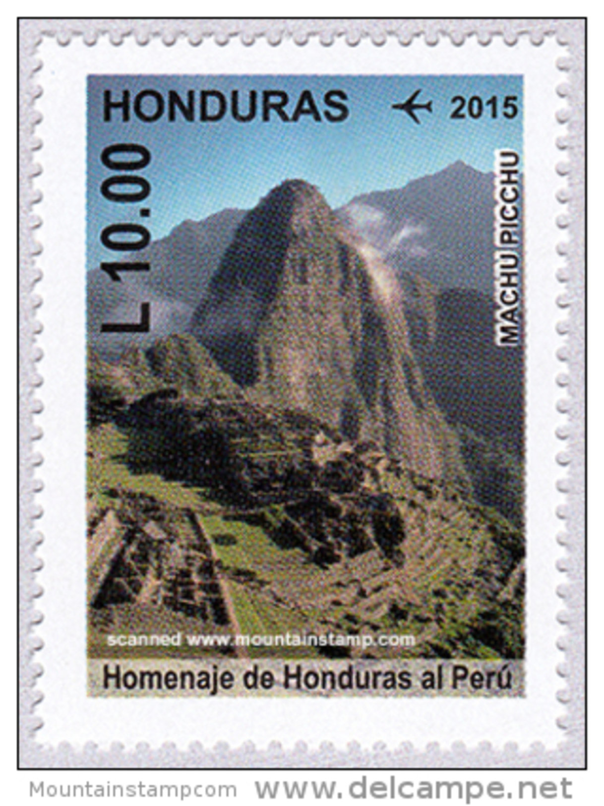 Honduras 2015 Mountain Mountains Berge Machu Picchu MNH ** - Honduras