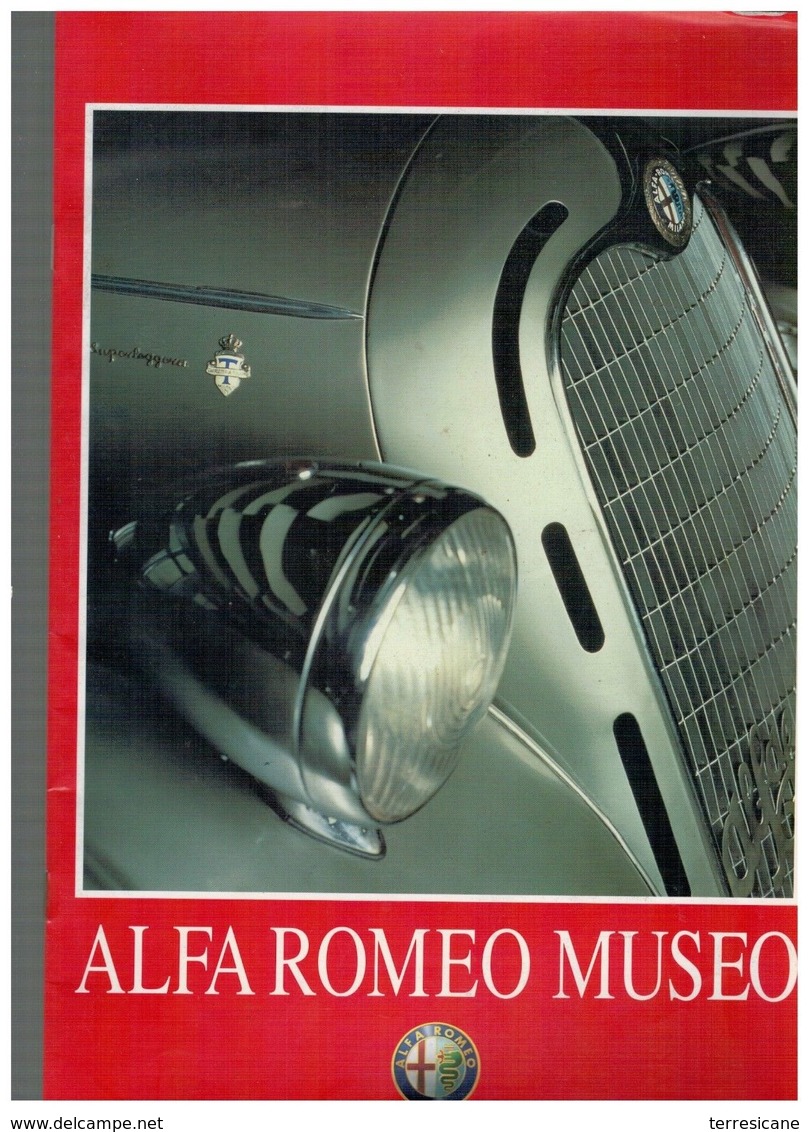 Alfa Romeo Museo Guida Alla Visita 36 Pag Testi Italiano / Inglese - Motori