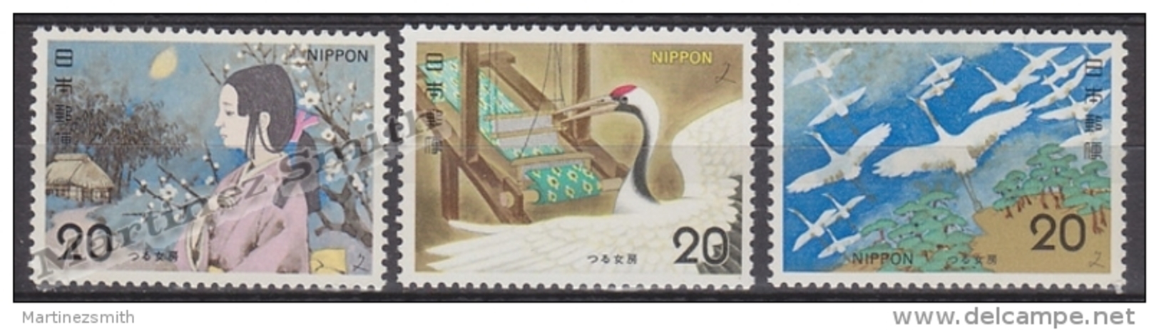 Japan - Japon 1974 Yvert 1101-03, Japanese Story, The Crane Wife - MNH - Nuevos