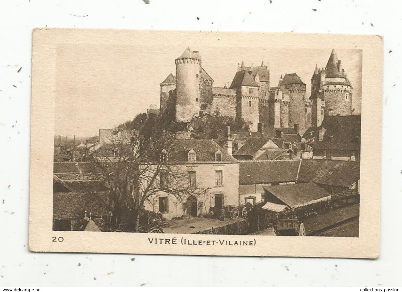 Photographie ,image ,  Château De VITRE ,  ILLE ET VILAINE , 2 Scans - Autres & Non Classés