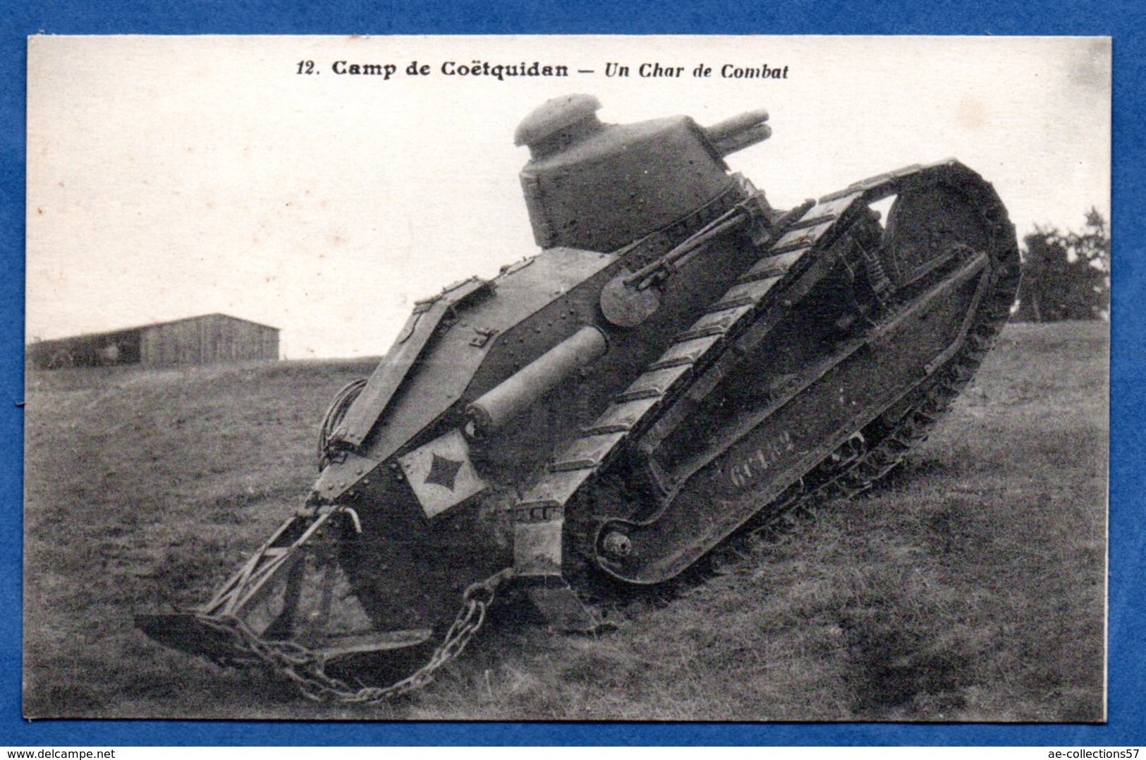 Camp De Coëtquidan  -  Un Char De Combat - Altri & Non Classificati