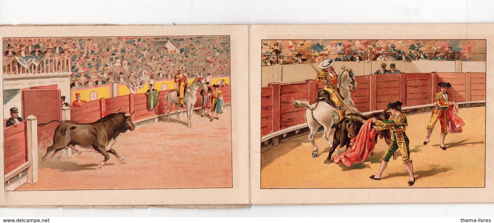 (tauromachie) Livret Dépliant  A LOS TOROS Avec 12 Images En Couleur (PPP16707) - Andere & Zonder Classificatie