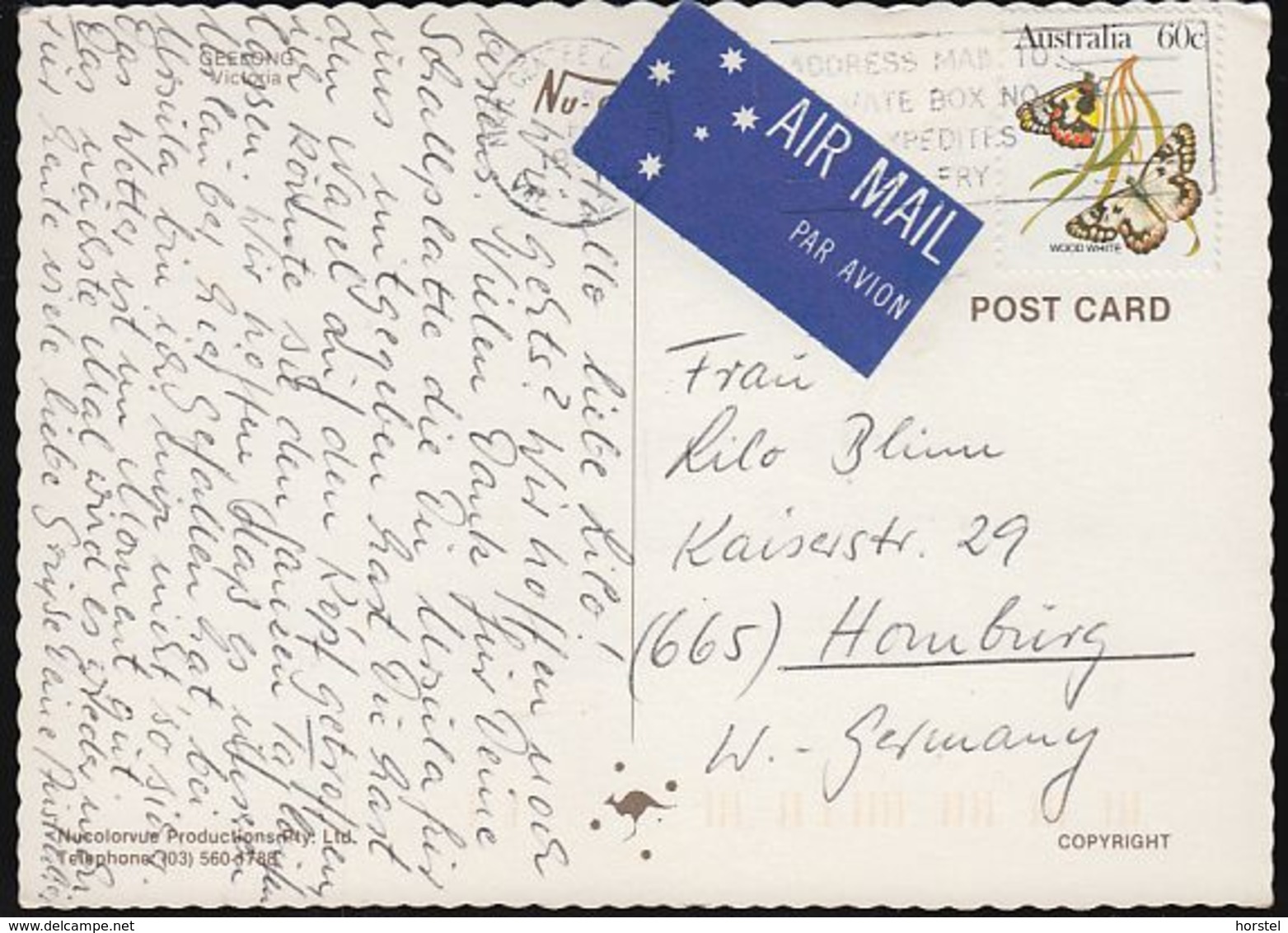 Australien - Geelong - Story Card - Aerial View - Nice Stamp - Geelong