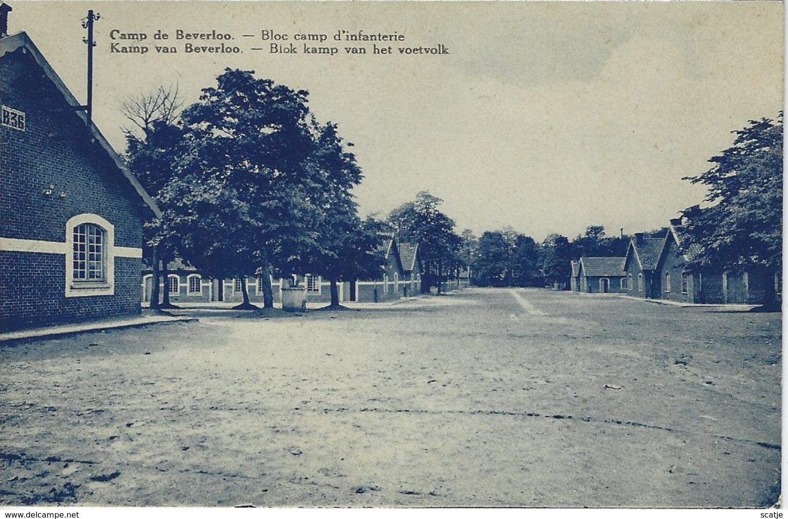 Camp De Beverloo      Bloc Camp D'infanterie   -   1932  Naar  Florenville - Hechtel-Eksel