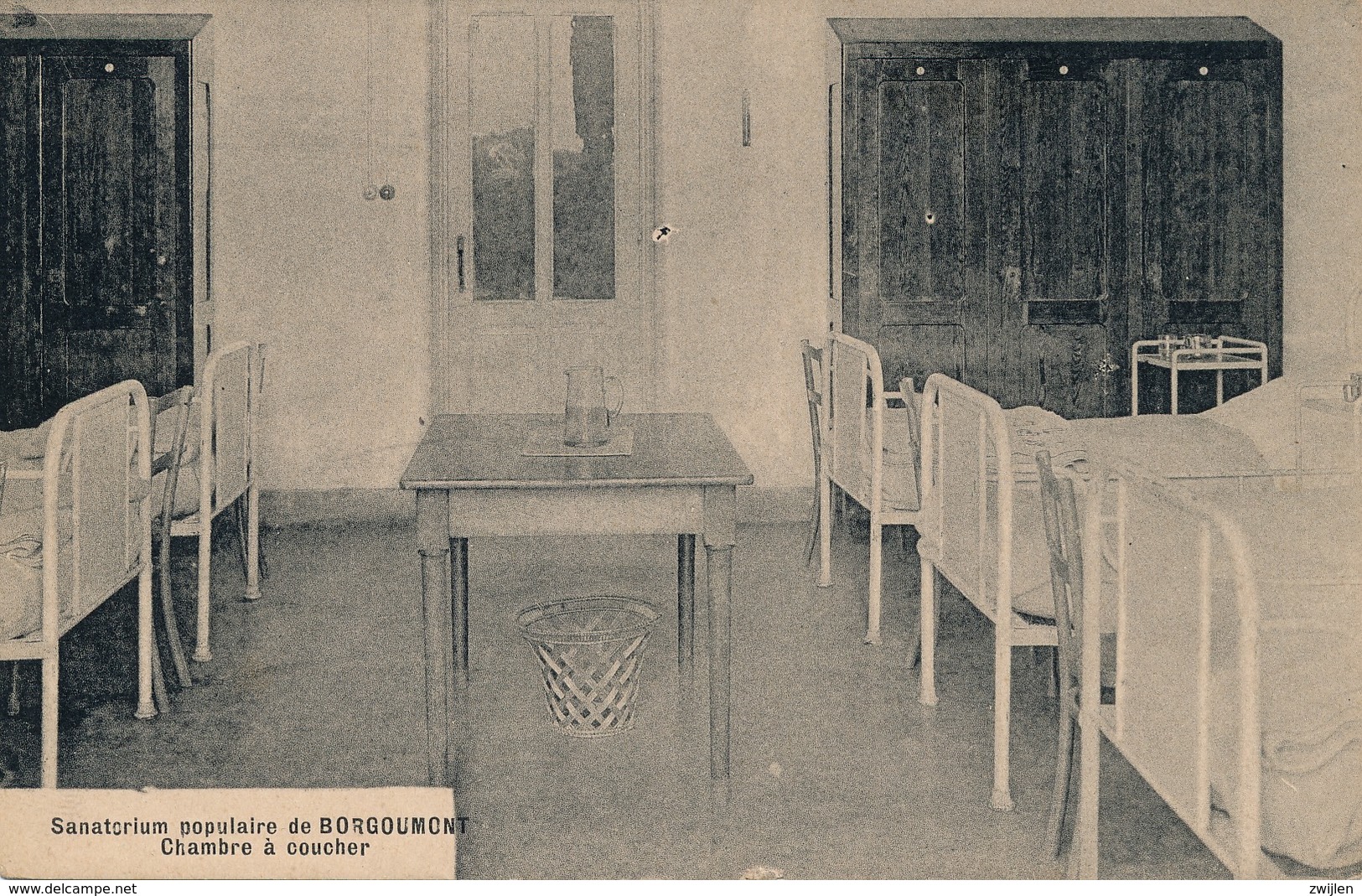 BORGOUMONT ADF SANATORIUM POPULAIRE DE CHAMBRE A COUCHER - Stoumont