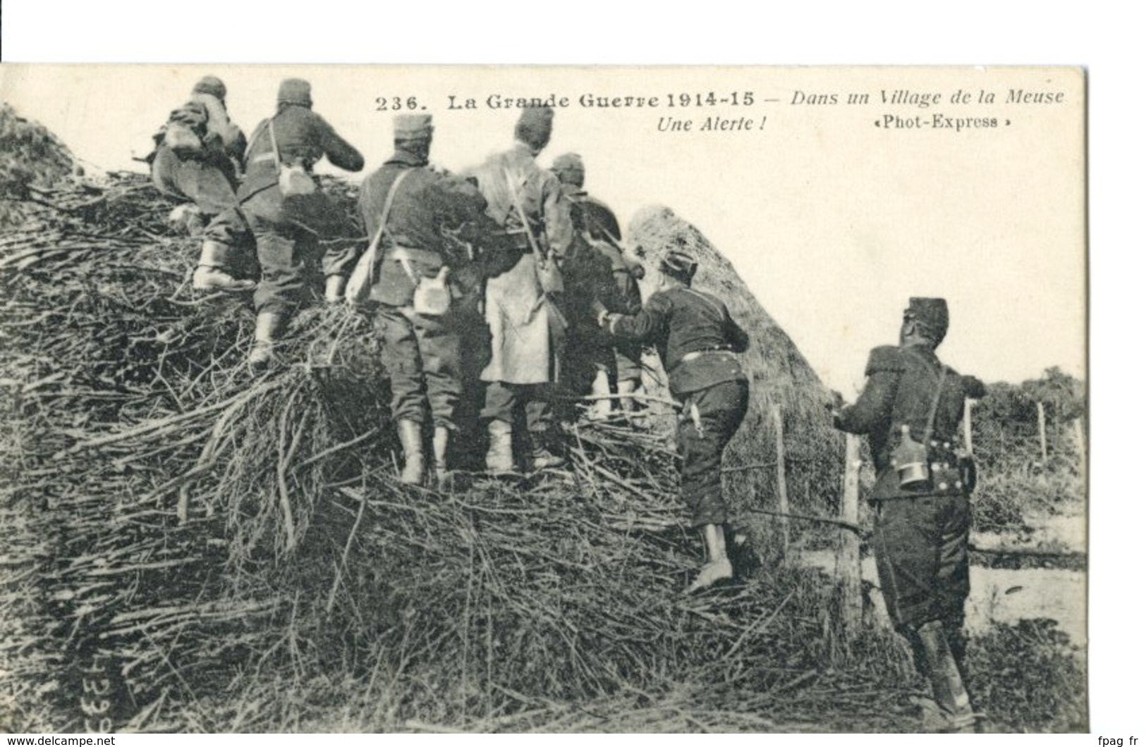 La Grande Guerre 1914-15 - 236 - Dans Un Village De La Meuse (55), Une Alerte ! - Guerre 1914-18