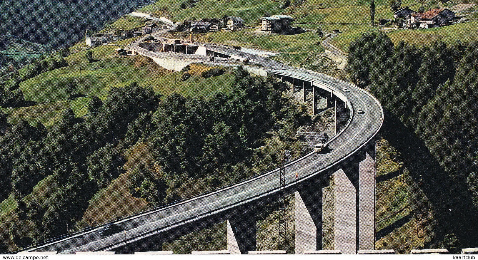 Bosses St. Rhemy - Panorama E Viadotto Del Traforo Del Gran S. Bernardo / Viaduc Et Tunnel Du Gran St. Bernardo - (CH.) - Toerisme