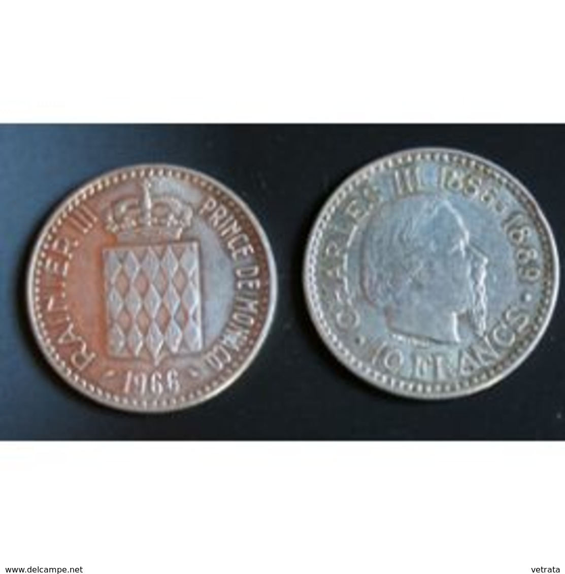 Pièce 10 Francs, Monaco, Charles III, 1966 - 1960-2001 Nouveaux Francs