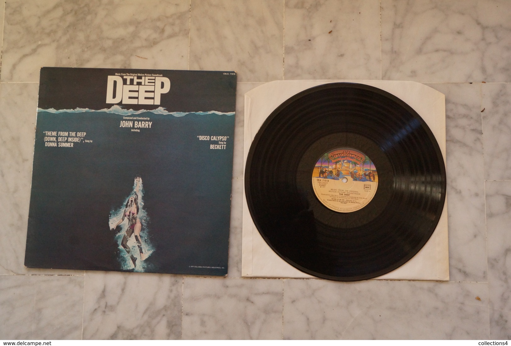 JOHN BARRY THE DEEP LP  DE 1977 DU FILM  DONNA SUMMER - Soundtracks, Film Music