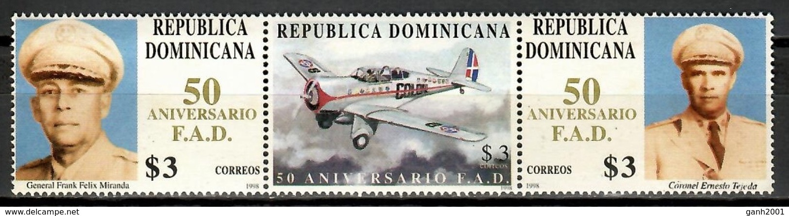 Dominican Rep. 1998 Dominicana / Aviation Airplanes MNH Aviacion Aviones Luftfahrt / Cu10712  4 - Airplanes