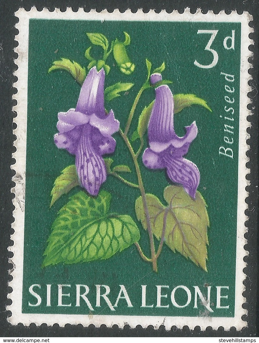Sierra Leone. 1963 Flowers. 3d Used. SG 246 - Sierra Leone (1961-...)