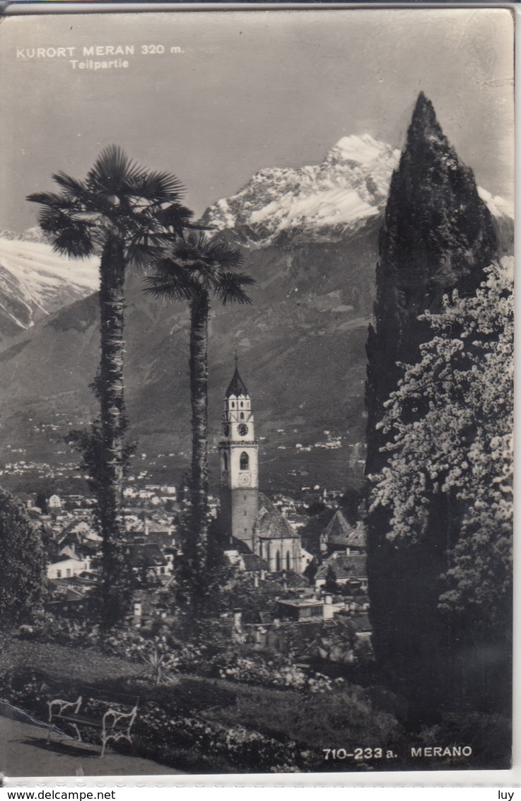 MERANO Panorama  MERAN Teilansicht - Merano