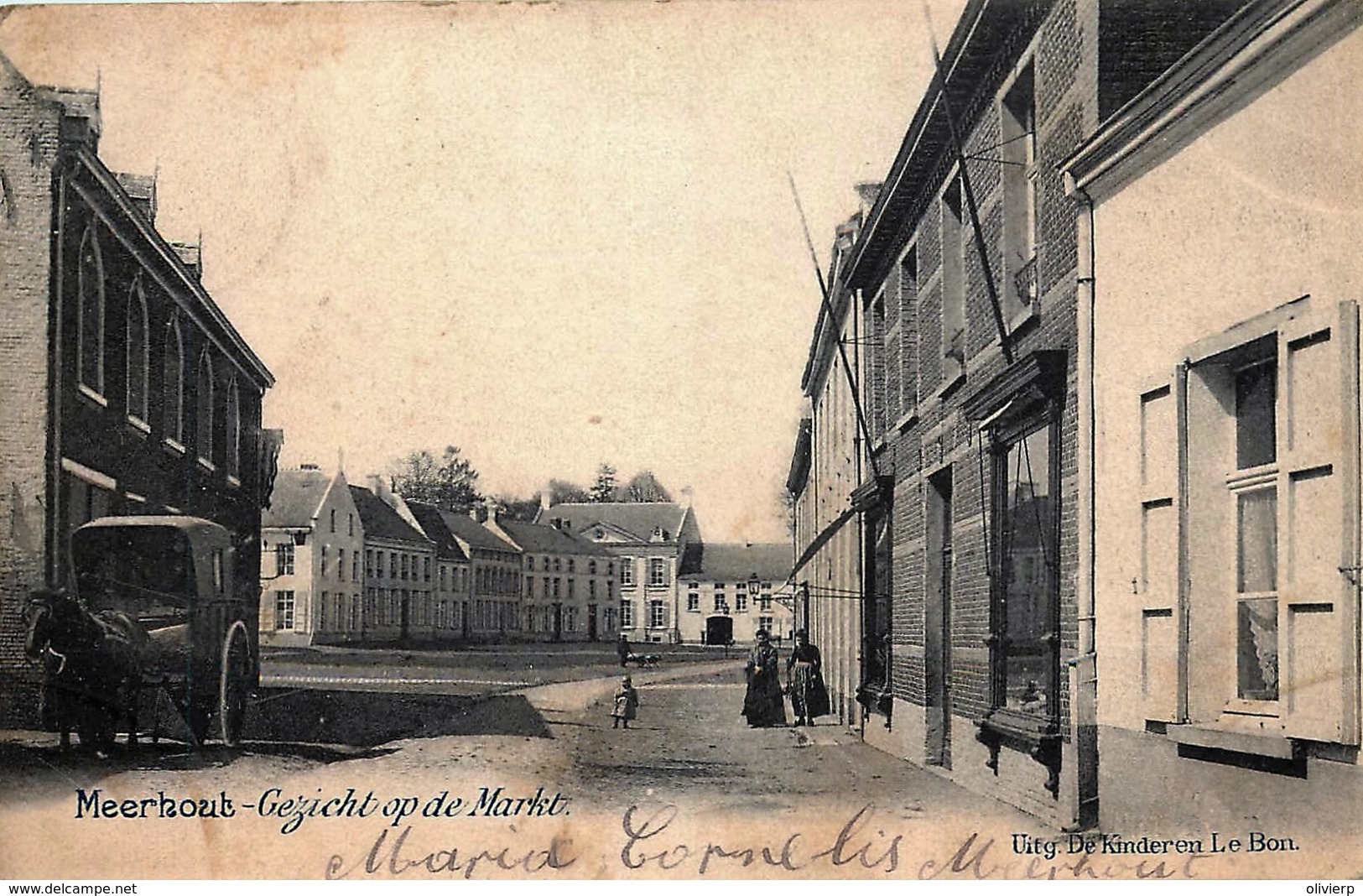 Meerhout -  Près De Gestel,Lil,Hulsen,Wimkelomheide - Gezicht Op De Markt - Meerhout