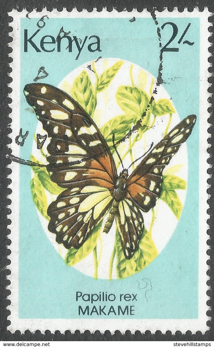 Kenya. 1988 Butterflies. 2/- Used. SG 441 - Kenya (1963-...)