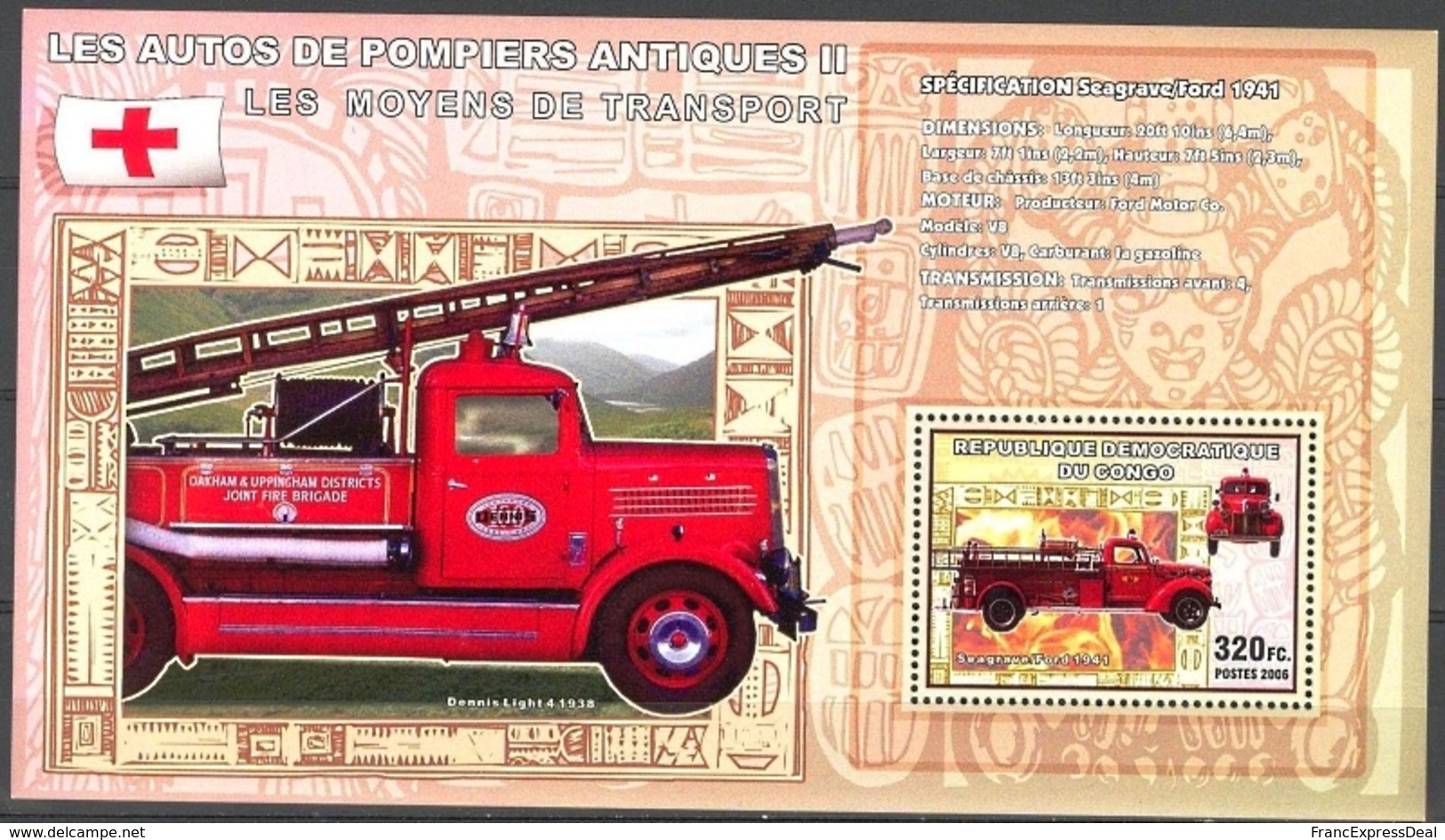 Lot 9 - DESTOCKAGE ! - Camions De Pompiers Fire Fighters Fire Trucks - Firemen